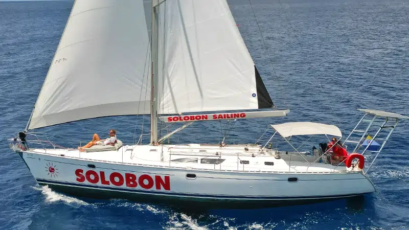 Phoenix under sail